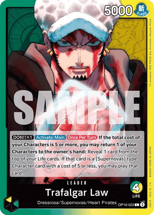 OP10-022, L, Trafalgar Law
