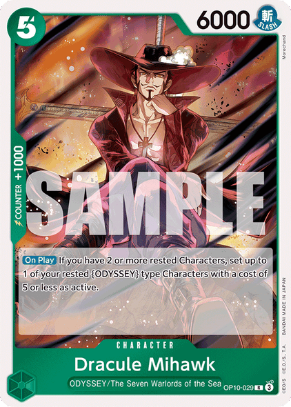 OP10-029, R, Dracule Mihawk