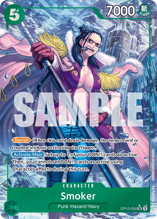 OP10-030, SR, Smoker (Alternate Art)