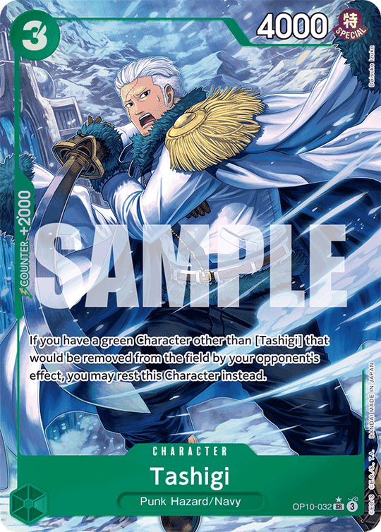 OP10-032, SR, Tashigi (Alternate Art)