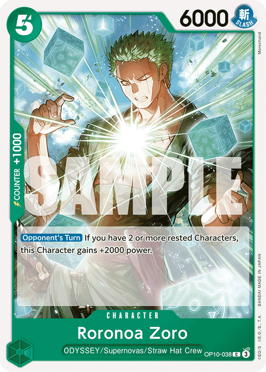 OP10-038, C, Roronoa Zoro