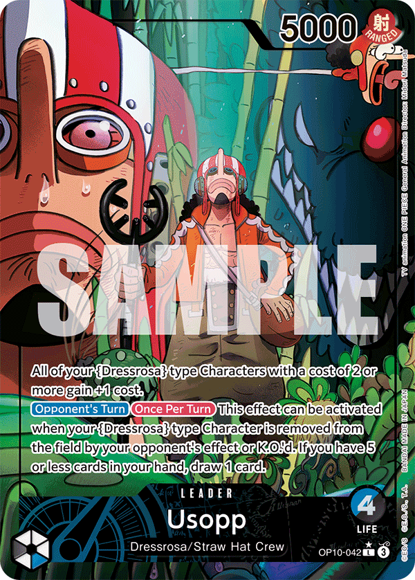 OP10-042, L, Usopp (Alternate Art)