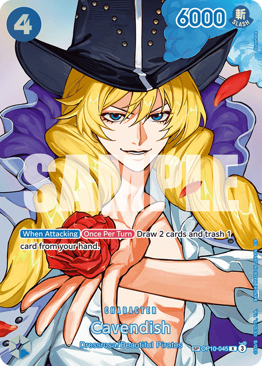 OP10-045, R, Cavendish (OP16 Special Rare)