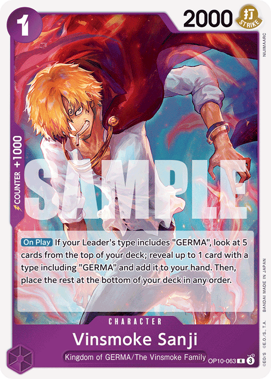OP10-063, R, Vinsmoke Sanji