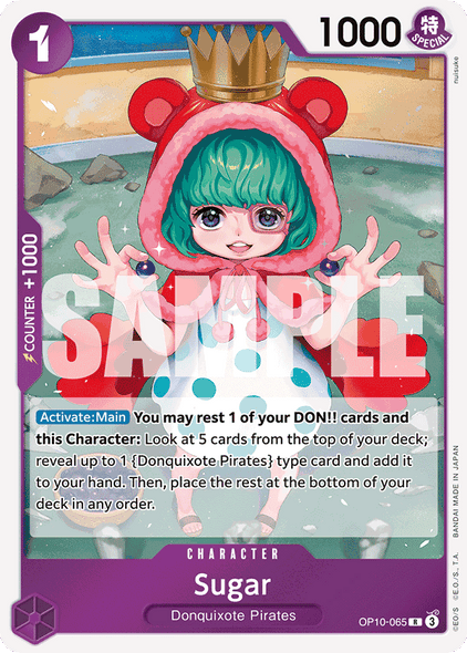 OP10-065, R, Sugar