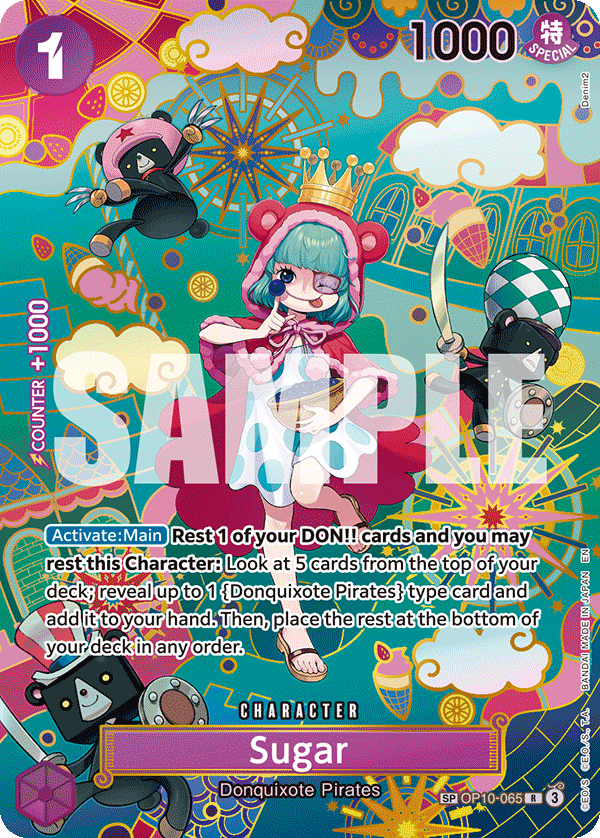 OP10-065, R, Sugar (OP14 Special Rare)