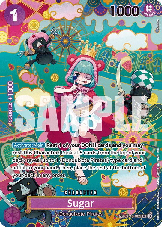 OP10-065, R, Sugar (OP14 Special Rare)