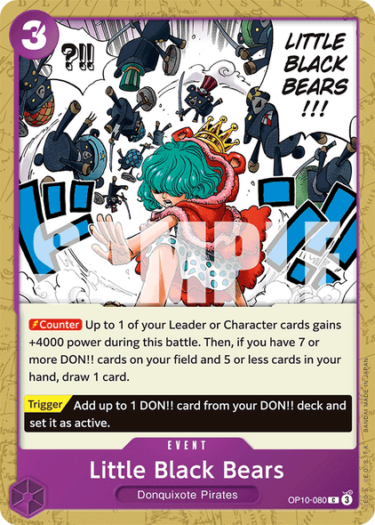 OP10-080, C, Little Black Bears
