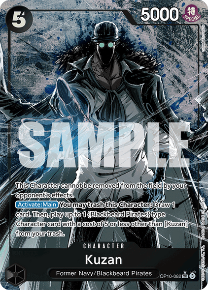 OP10-082, SR, Kuzan (Alternate Art)