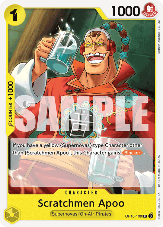 OP10-108, C, Scratchmen Apoo