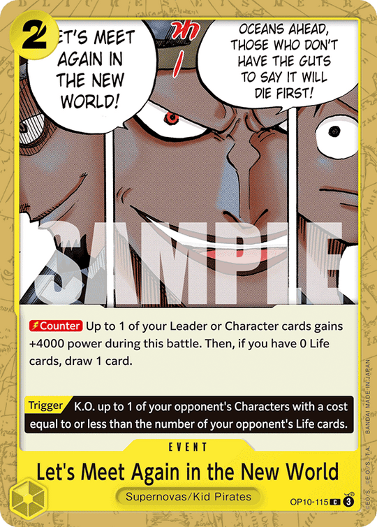 OP10-115, C, Let's Meet Again in the New World