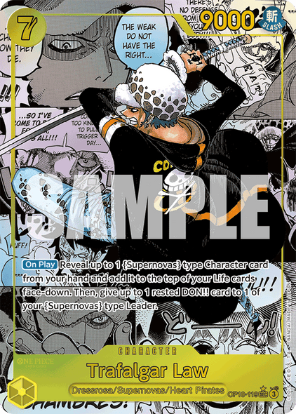 OP10-119, SEC, Trafalgar Law (Manga Alternate Art)