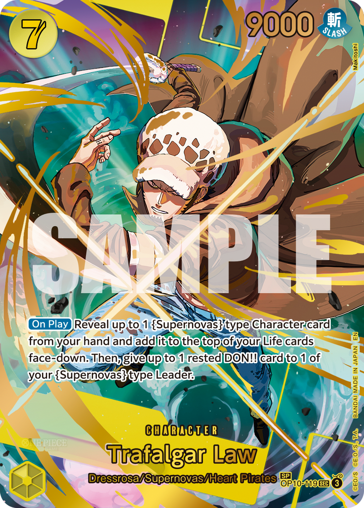 OP10-119, SEC, Trafalgar Law (PRB02 Special Rare)