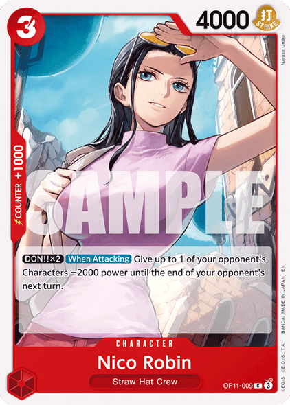 OP11-009, C, Nico Robin