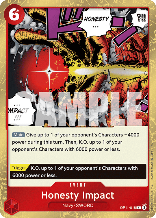 OP11-018, R, Honesty Impact