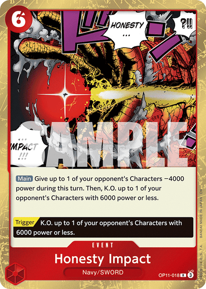 OP11-018, R, Honesty Impact