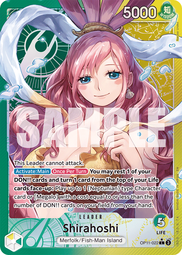 OP11-022, L, Shirahoshi (Alternate Art)