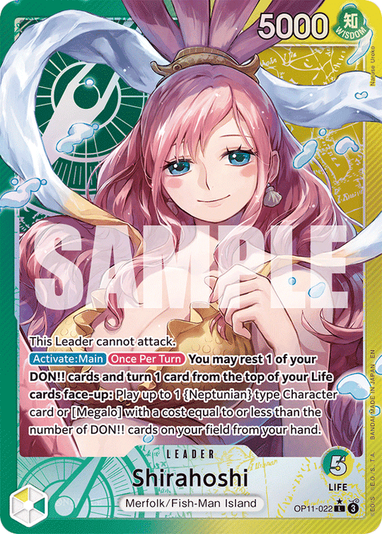 OP11-022, L, Shirahoshi (Alternate Art)