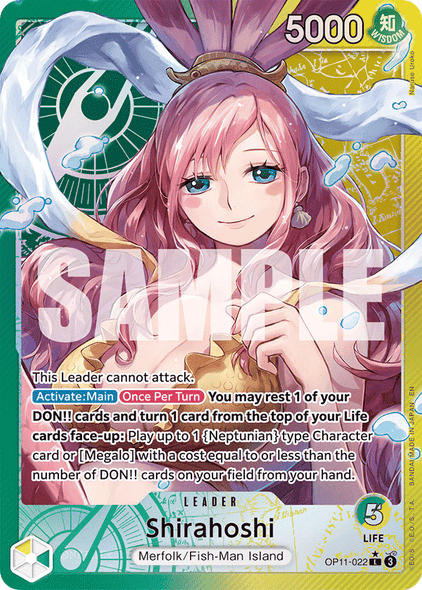 OP11-022, L, Shirahoshi (Alternate Art)