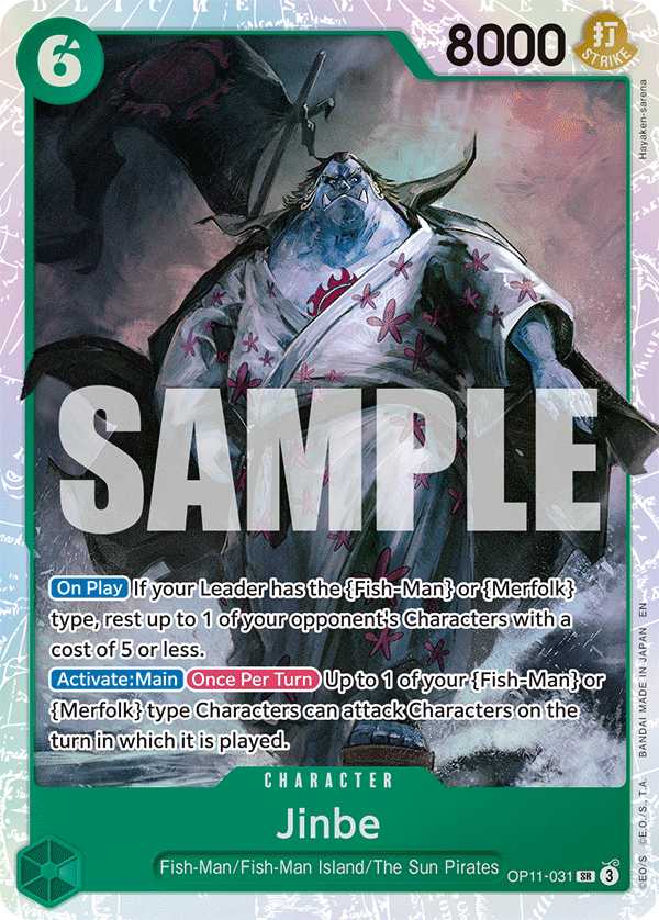OP11-031, SR, Jinbe
