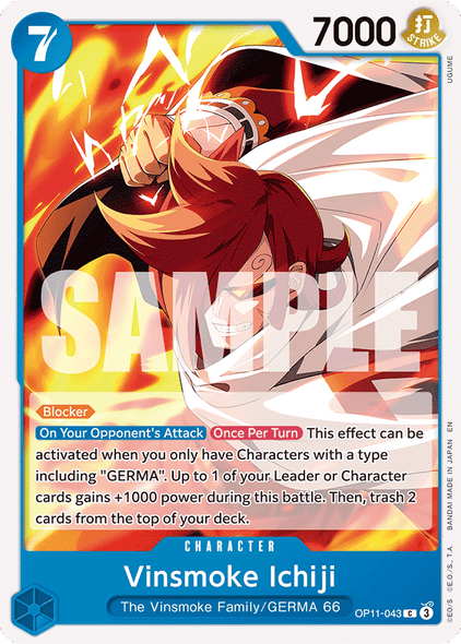 OP11-043, C, Vinsmoke Ichiji