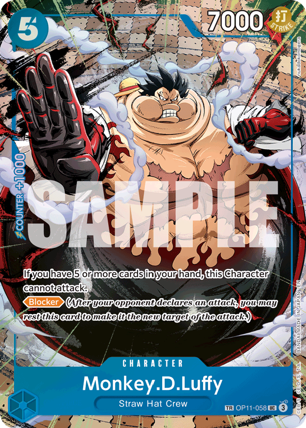 OP11-058, UC, Monkey.D.Luffy (OP13 Treasure Rare)
