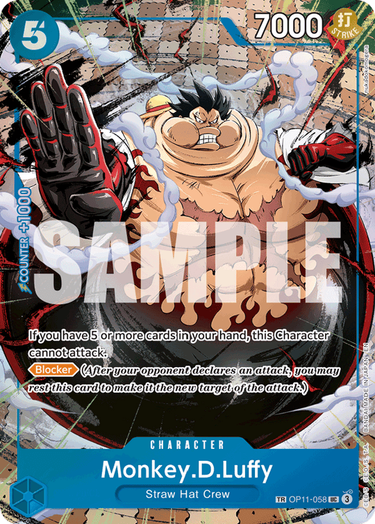 OP11-058, UC, Monkey.D.Luffy (OP13 Treasure Rare)
