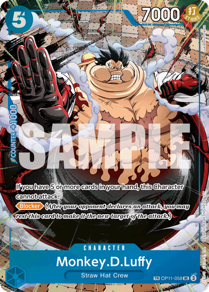 OP11-058, UC, Monkey.D.Luffy (OP13 Treasure Rare)