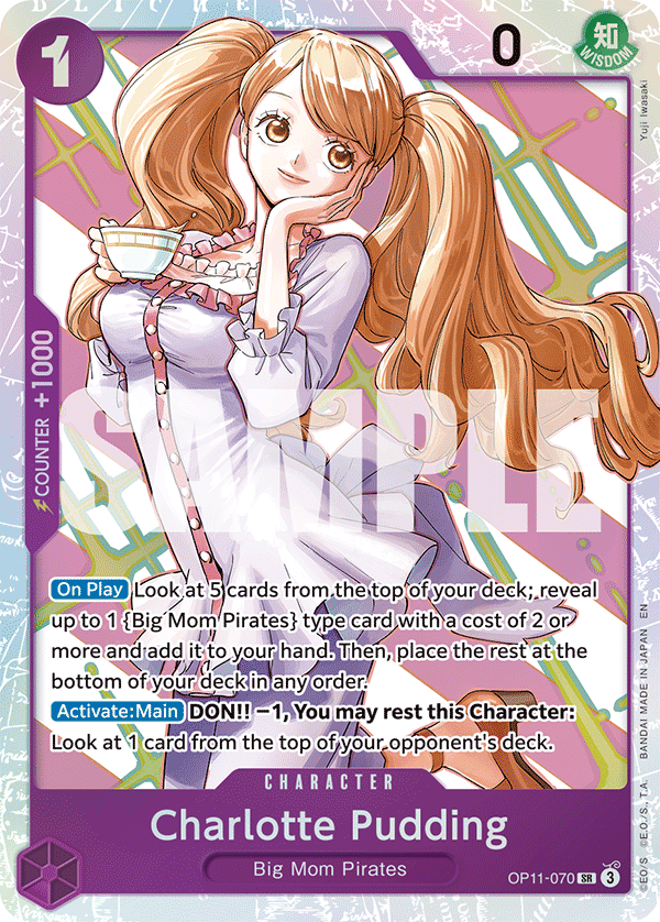 OP11-070, SR, Charlotte Pudding