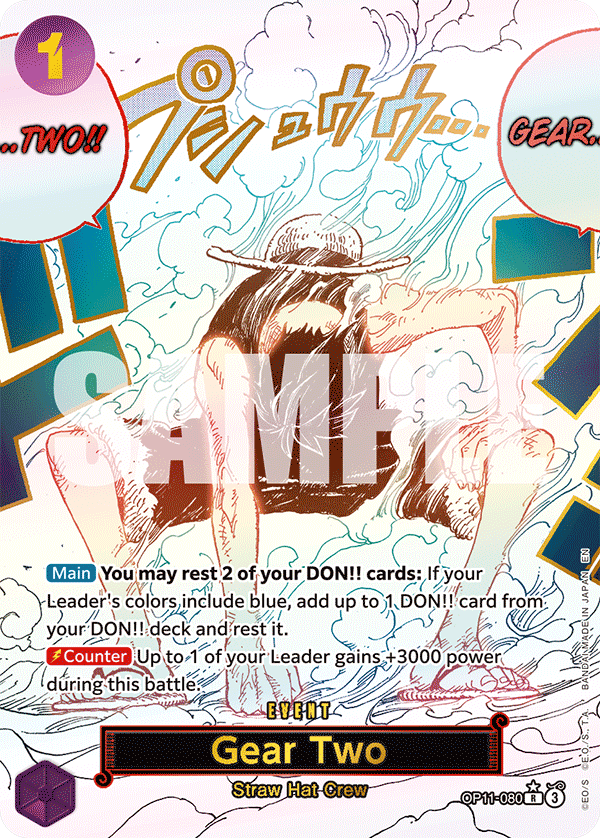 OP11-080, R, Gear Two (Alternate Art)