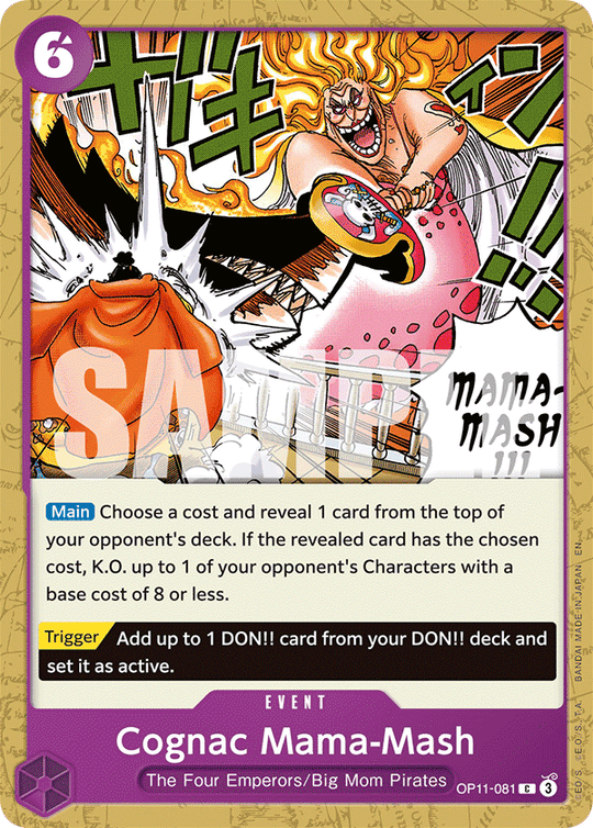 OP11-081, C, Cognac Mama-Mash