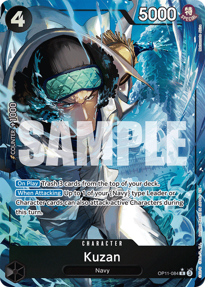 OP11-084, R, Kuzan (Alternate Art)