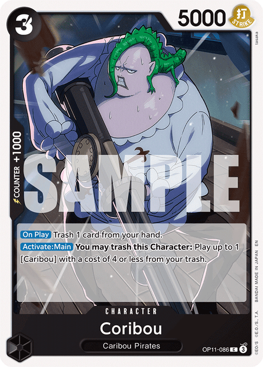 OP11-086, C, Coribou