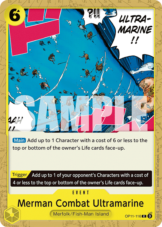 OP11-116, C, Merman Combat Ultramarine