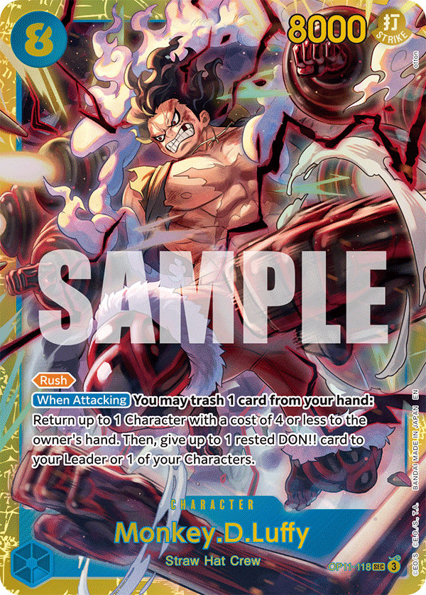 OP11-118, SEC, Monkey.D.Luffy