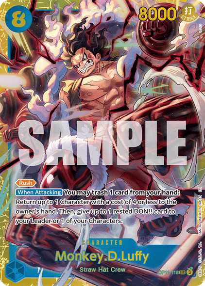 OP11-118, SEC, Monkey.D.Luffy