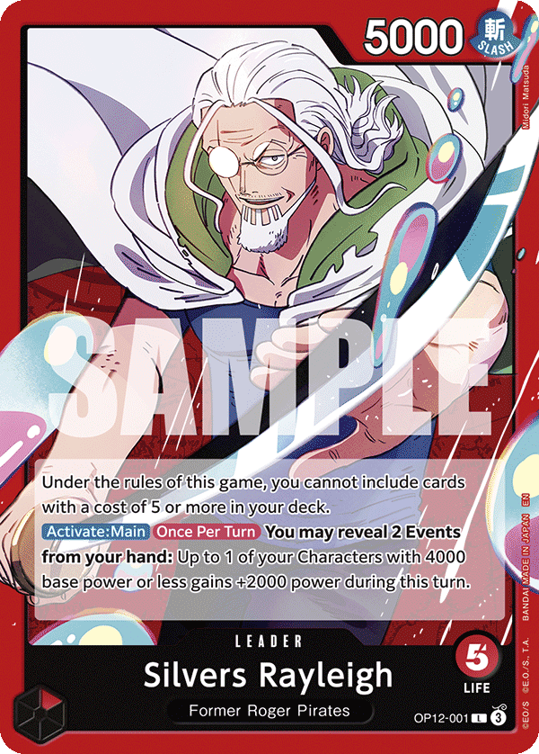 OP12-001, L, Silvers Rayleigh
