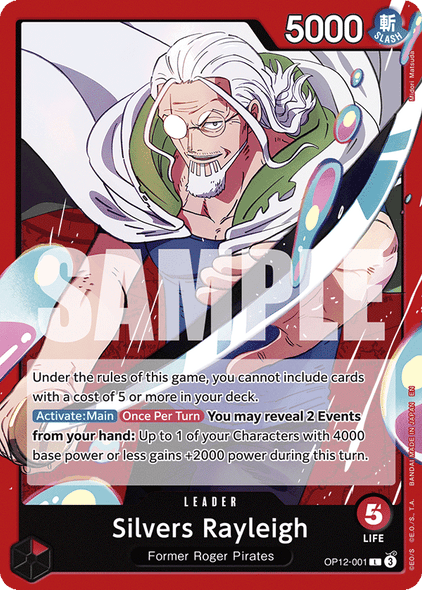 OP12-001, L, Silvers Rayleigh