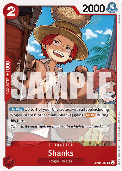 OP12-007, C, Shanks