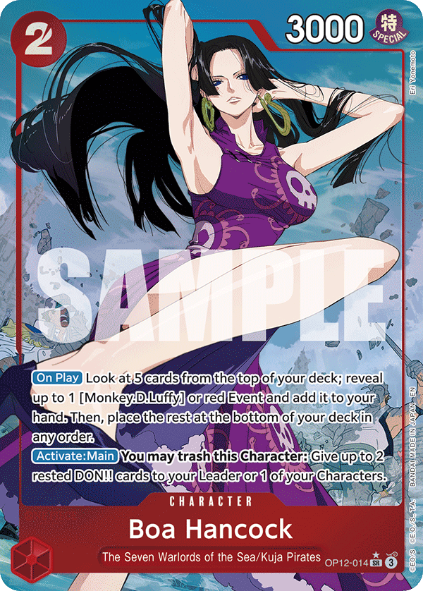 OP12-014, SR, Boa Hancock (Alternate Art)