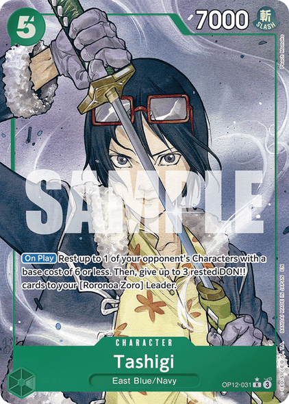 OP12-031, R, Tashigi (Alternate Art)