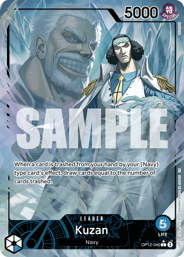 OP12-040, L, Kuzan (Alternate Art)