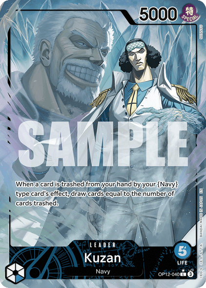 OP12-040, L, Kuzan (Alternate Art)