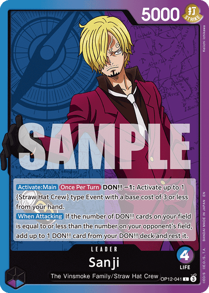 OP12-041, L, Sanji