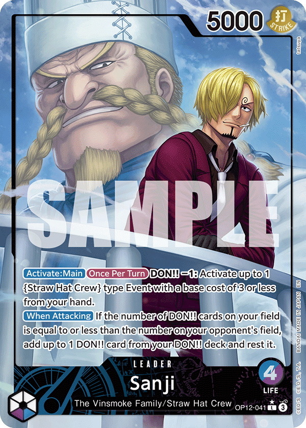 OP12-041, L, Sanji (Alternate Art)