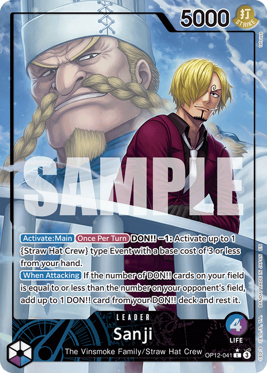 OP12-041, L, Sanji (Alternate Art)