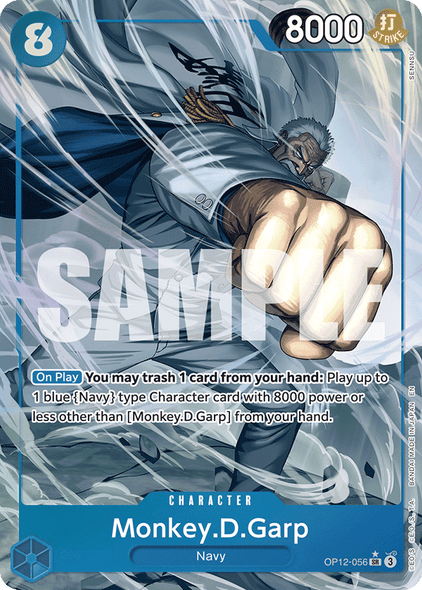OP12-056, SR, Monkey.D.Garp (Alternate Art)