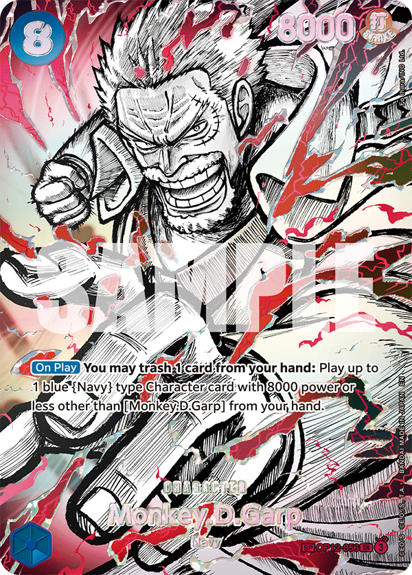 OP12-056, SR, Monkey.D.Garp (OP17 Special Rare)