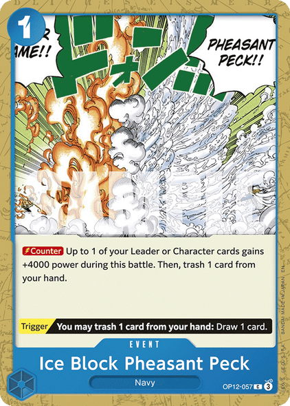 OP12-057, C, Ice Block Pheasant Peck