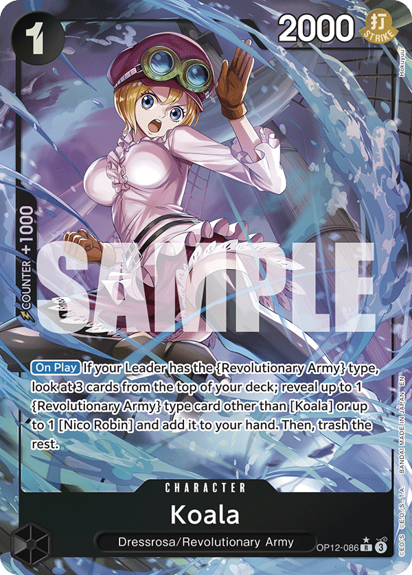 OP12-086, R, Koala (Alternate Art)